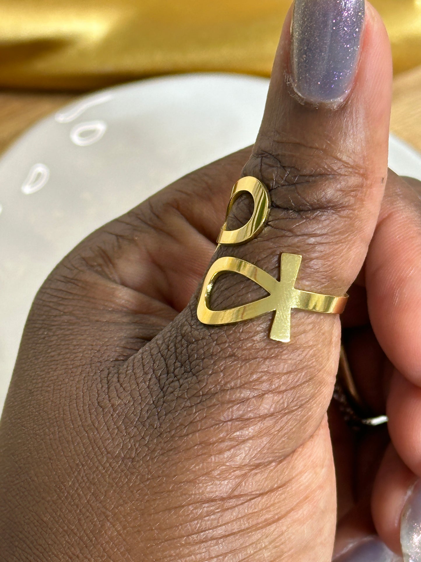 The Wrap Ankh Ring