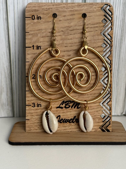Sprial Large Statement Earrings